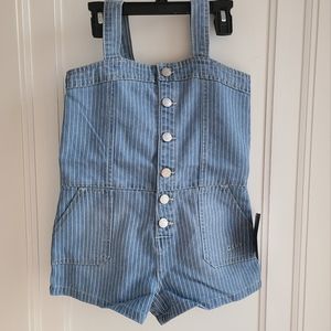 Dkny Little 👧 Girls Denim Romper